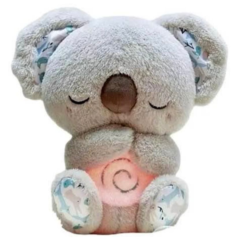 Peluche Koala que respira GRIS con pilas