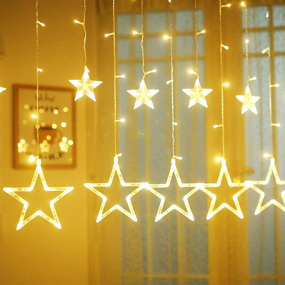 Luces Navidad Cortina de estrellas