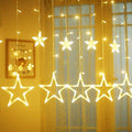 Luces Navidad Cortina de estrellas