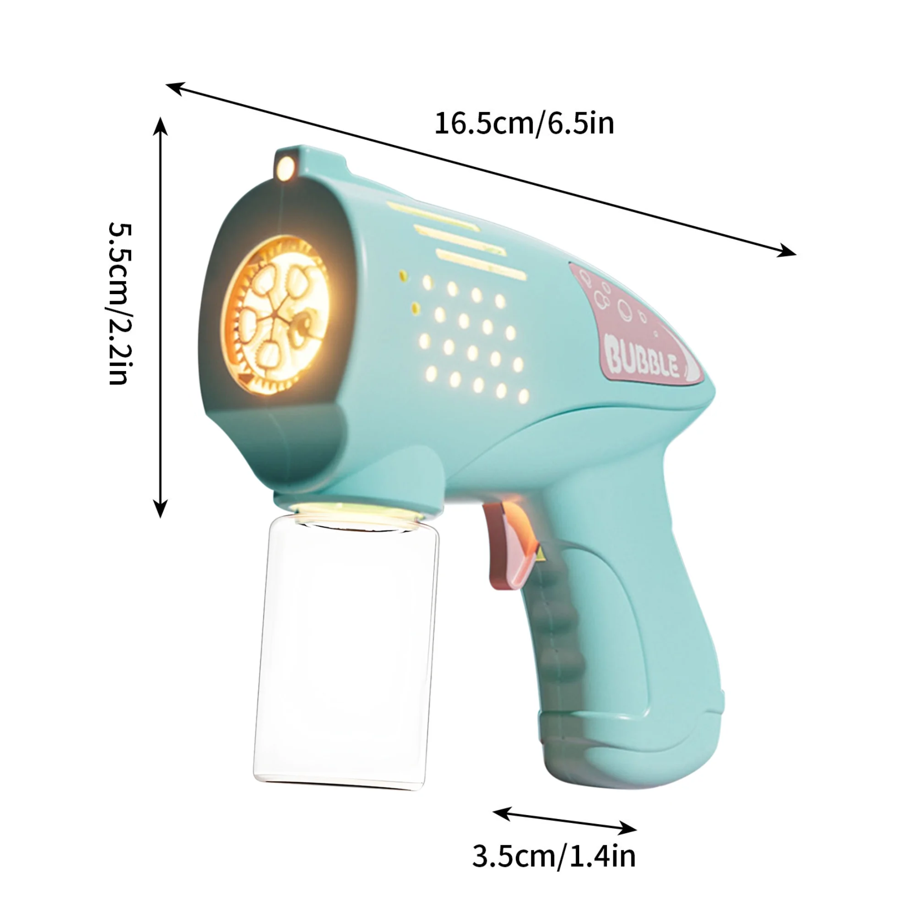BubbleJoy™ – Máquina de Burbujas con Luz Para niños - Pistola de pompas