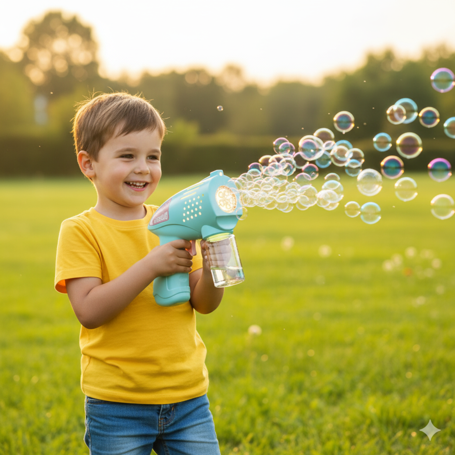 BubbleJoy™ – Máquina de Burbujas con Luz Para niños - Pistola de pompas
