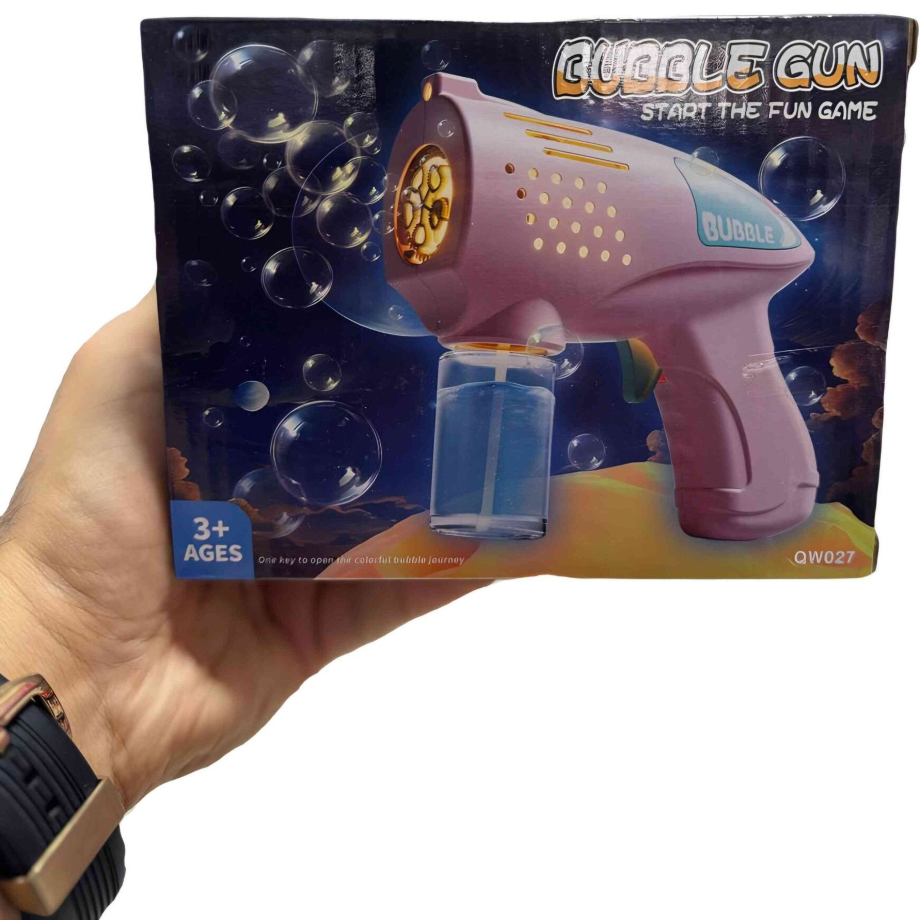 BubbleJoy™ – Máquina de Burbujas con Luz Para niños - Pistola de pompas