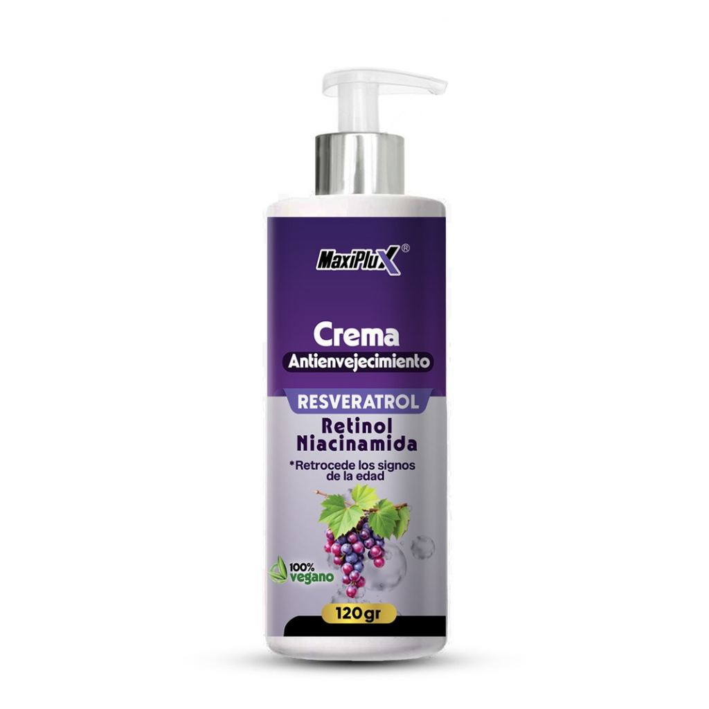 Maxiplux Crema Resveratrol Antienvejecimiento