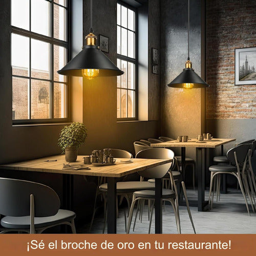 Lámpara Colgante Decorativa Vintage, sin bombillo