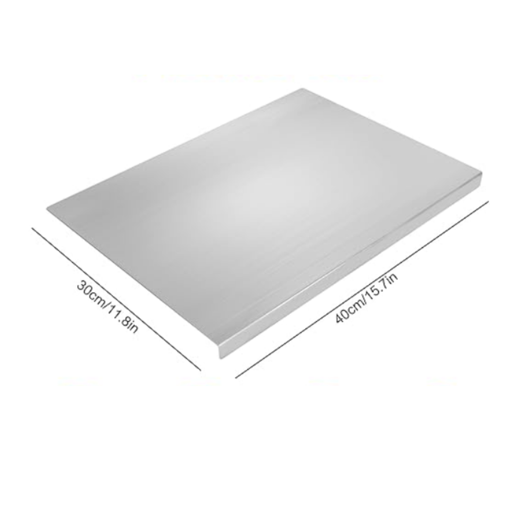TABLA EN ACERO INOXIDABLE 30×40 CM