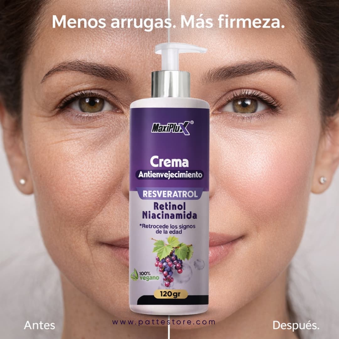 Maxiplux Crema Resveratrol Antienvejecimiento