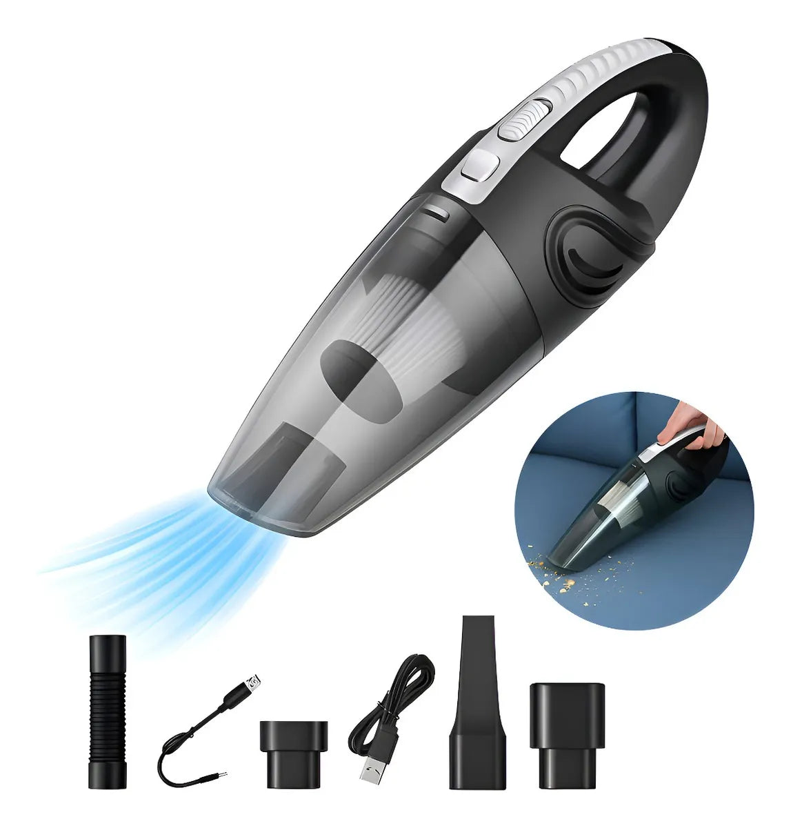 Mini Aspiradora Portatil Carro-hogar