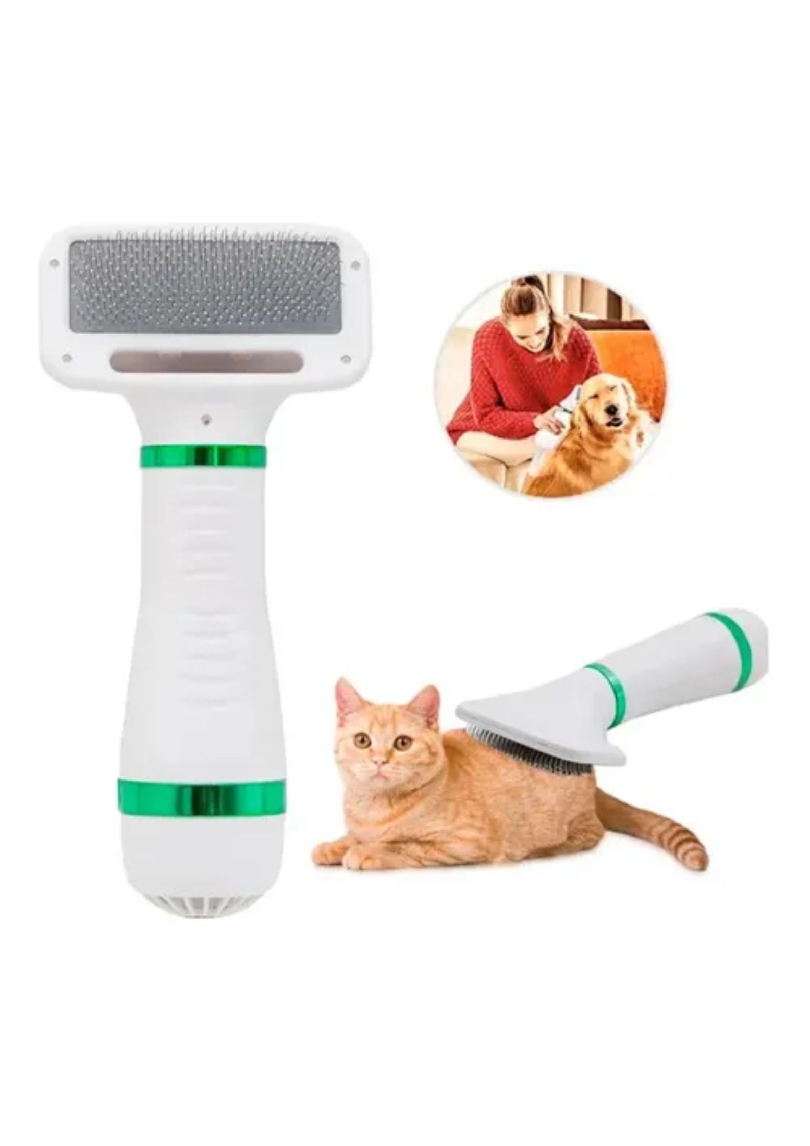 Cepillo Secador para Mascotas