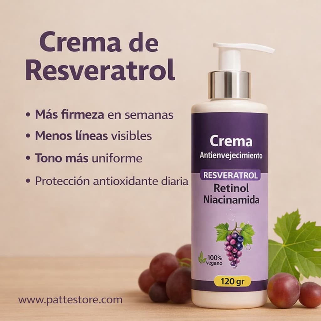 Maxiplux Crema Resveratrol Antienvejecimiento