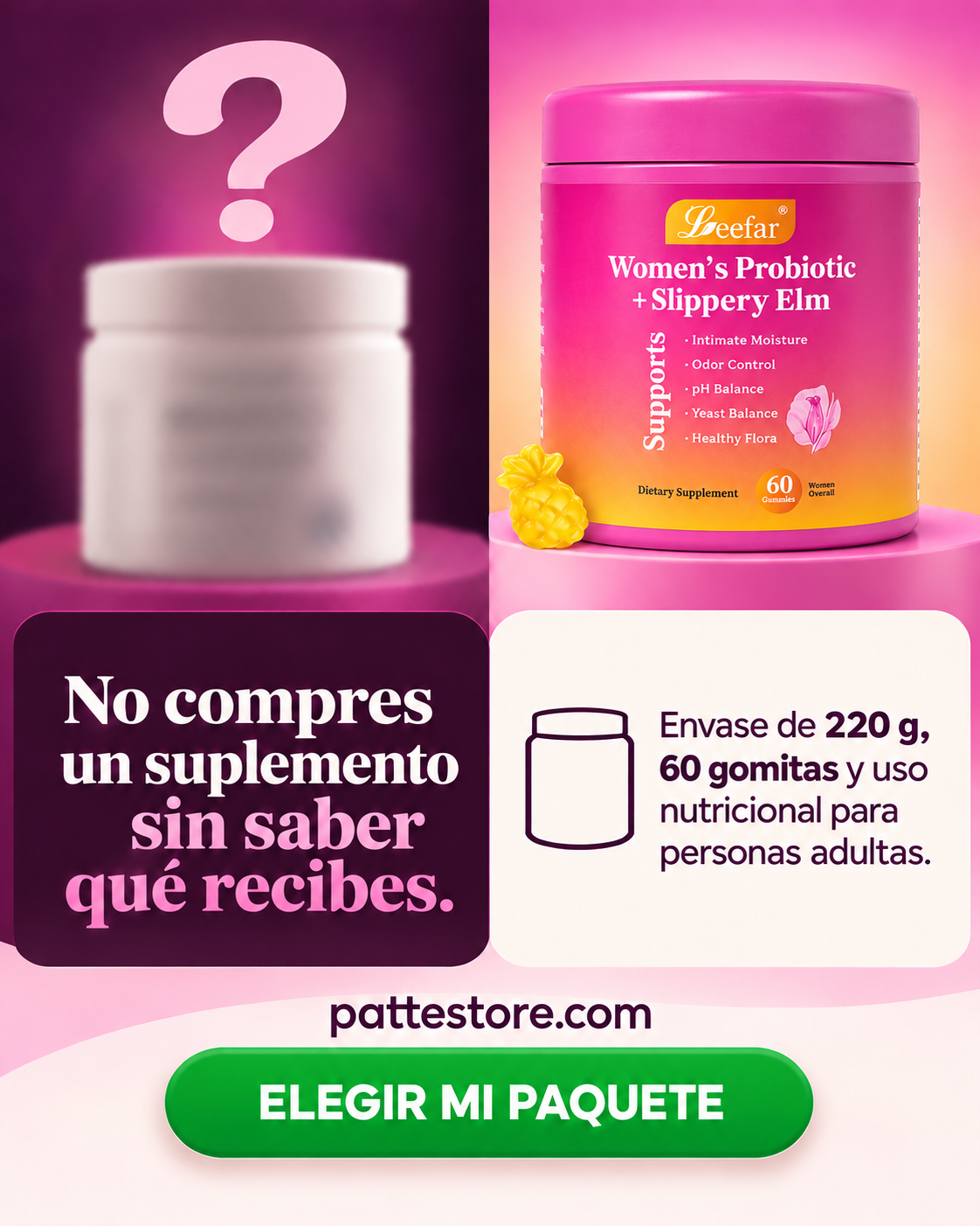 Producto Leefar y contenido explicados con claridad